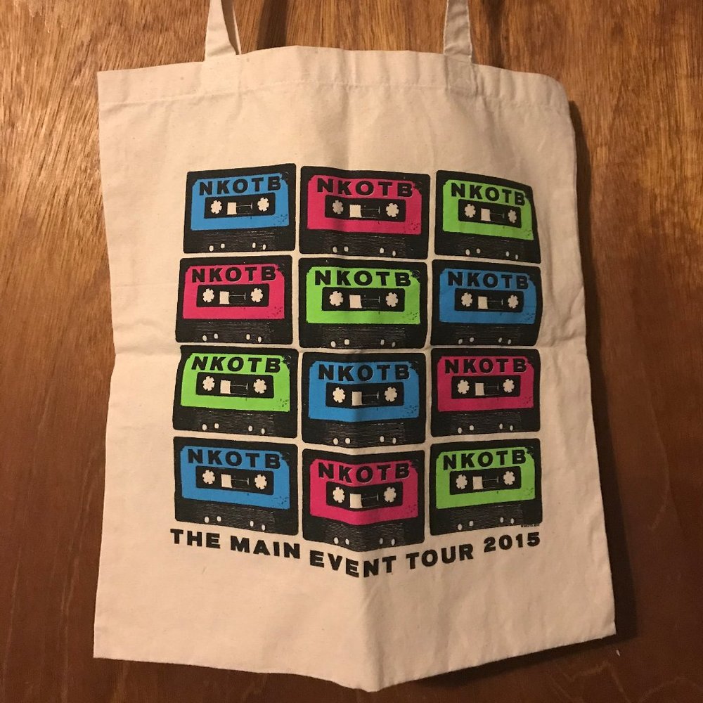 New Kids On The Block Main Event Tour Tote Bag